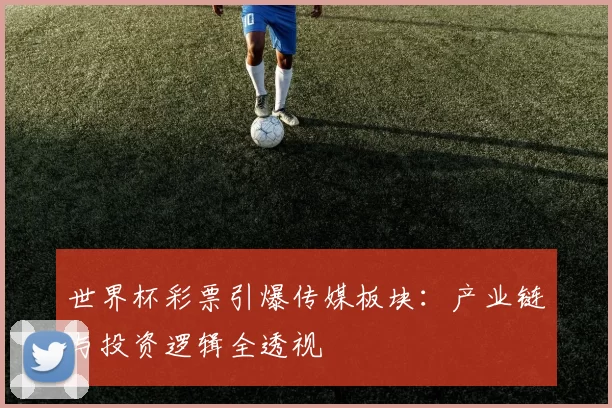 世界杯彩票引爆传媒板块：产业链与投资逻辑全透视