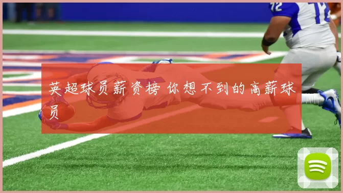 英超球员薪资榜 你想不到的高薪球员